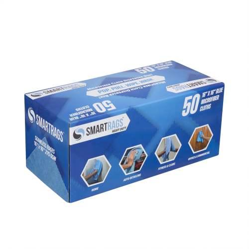 45 Gram 16x16 SmartRags 275GSM-Blue  50 bx 8bxs cs