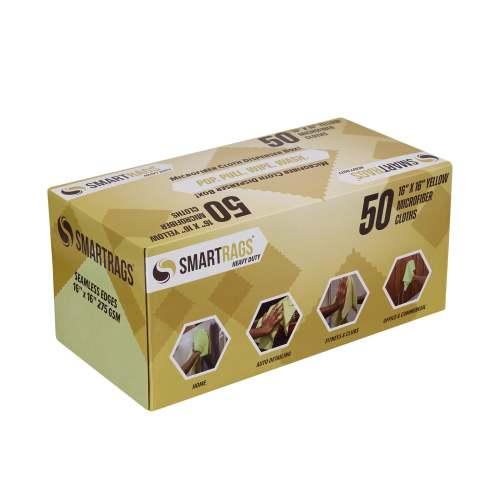 45 GRAM 16X16 SMARTRAGS 275GSM-YLW  50 BX 8BXS CS