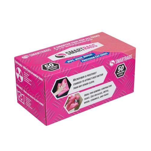 18 Gram 12x12 SmartRags 200GSM-Hot Pink - 8 boxes case