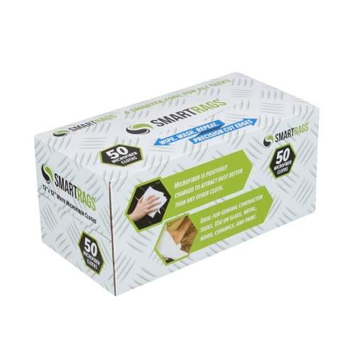 18 Gram 12x12 SmartRags 200GSM -White - 8 boxes case