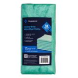 Hospeco® Heavy-Duty Microfiber Cloths, 300 GSM, 12