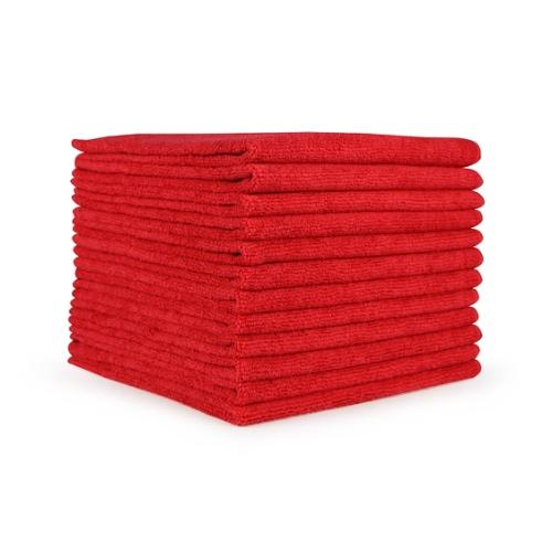 Hospeco® Heavy-Duty Microfiber Cloths, 300 GSM, 12