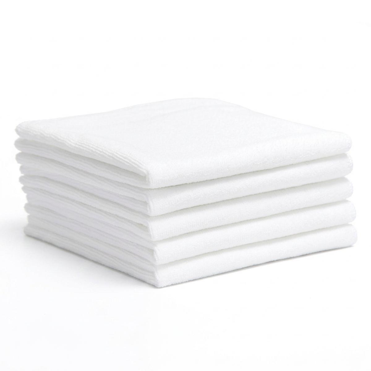 Heavyweight Microfiber Towels, 345 GSM, 16