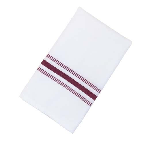 18x22 Burgundy Stripe Napkins