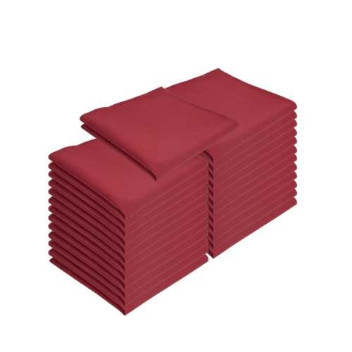 20x20 Burgundy Spun Poly Napkins 