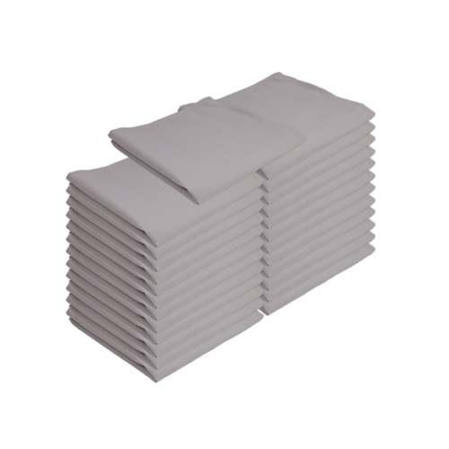 20x20 Grey Spun Poly Napkins 