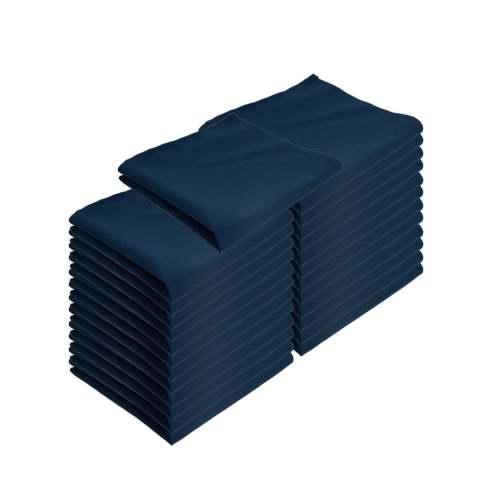 20x20 Navy Blue Spun Poly Napkins