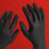 Art Noir® Night Angel® Nitrile Powder-Free Exam Gloves, 10x100, Black, 4 mil - Small NGL222 2