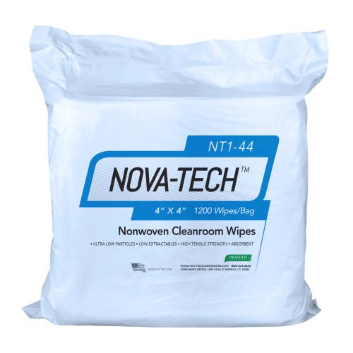 NONWOVEN CLEANROOM WIPE 4 X4   1200 BAG  12 BAGS CASE