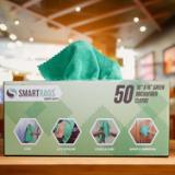 Hospeco® SmartRags® Heavy-Weight Microfiber Cloths, 275 GSM, 16