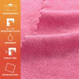 Hospeco® SmartRags® Medium-Weight Microfiber Cloths, 215 GSM, 16