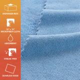 Hospeco® SmartRags® Medium-Weight Microfiber Cloths, 215 GSM, 16