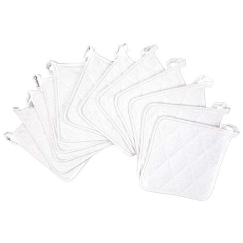 7x7 White Pot Holders