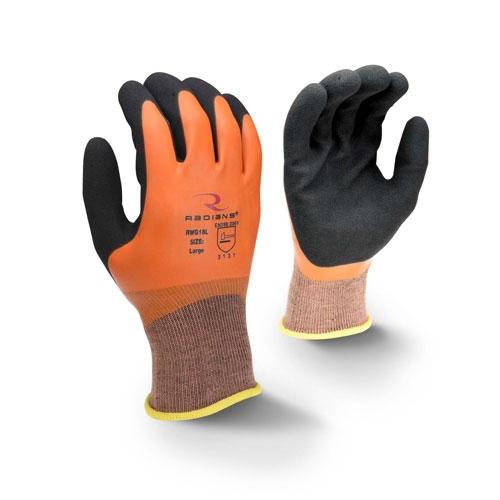 SANDY FOAM LATEX 13G ORANGE NYLON SHELL WP GLOVE L