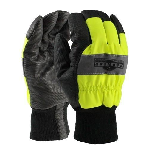 Silver Series™ Hi Vis Thermal Lined Cold Weather Glove, Black/Hi Vis Green, 2X-Large, 1 pr, 12 pr/bg, 6 bg/cs RIRWG800XXL