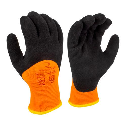 3 4 LATEX DIPPED  TERRY LINED NYLON SHELL GLOVE  XL