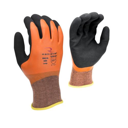 LATEX PALM W  FULL LATEX DIP AND NYLON SHELL GLOVE  LG  1 DZ