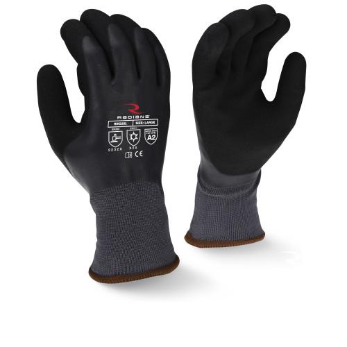 A2 FULL LATEX DIP GLOVE WITH LINER  1 DZ LG