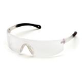 PROVOQ Safety Glasses with Rubber Temples, Clear Lens, Clear Frame, 1 ea, 12/bx S7210S