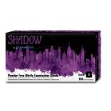 Art Noir® Shadow® Nitrile Powder-Free Exam Gloves, Textured, 10x100, Black, 6 mil - Small SHD932