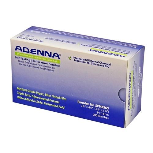 Adenna Sterilization Pouches 3 1 2 X6 1 2  3 1 2 X5 1 4  200