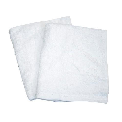 WHITE TERRY TOWEL  17X17  28-30 OZ