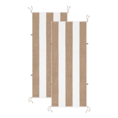 TIE AND DRY TOWEL 30X70  - BEI