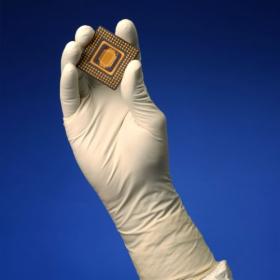 TechNiGlove TN2000 Nitrile Powder-Free Cleanroom Gloves, 10x100, Blue, 5 mil, 12