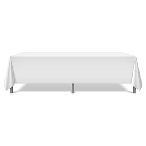 52x114 White Tablecloths2 dz  cs