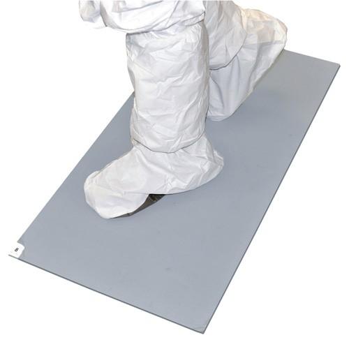 GREY  25 X 45 TACKY MAT  30 SHEETS MAT  4 MATS CASE