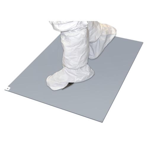 GREY  36 X 36 TACKY MAT  30 SHEETS MAT  4 MATS CASE