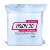 VISION 20® Polyester Knit Cleanroom Wipes, Heavy Weight (140 GSM), 9