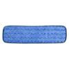 MICROFIBER ZIG ZAG FLAT MOP, VELCRO PK, BLU, 18 16DZ/CS