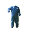 SMS COVERALL, ELASTIC WRIST & ANKLES-BLUE-LARGE