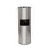 STAINLESS STEEL FLOOR DISPENSER WITH BUCKET, LID & WBASKET